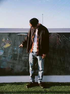 「circus（サーカス）のアイテム」を使った、かんかんさん（メンズ・187cm）の春コーディネート