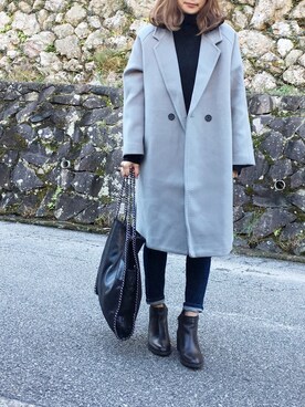 moyooonnさん（レディース・152cm）の冬コーディネート