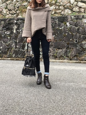 moyooonnさん（レディース・152cm）の冬コーディネート