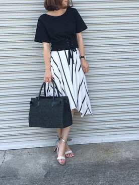 moyooonnさん（レディース・152cm）の夏コーディネート