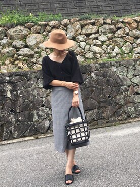 moyooonnさん（レディース・152cm）の夏コーディネート