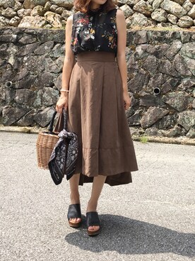 moyooonnさん（レディース・152cm）の夏コーディネート