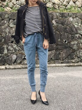 「AmiAmi（アミアミ）の【雑誌steady.5月号掲載商品】走れる7cmヒールパンプス/生地巻きヒール/春夏Ver.（パンプス）」を使った、moyooonnさん（レディース・152cm）の春コーディネート