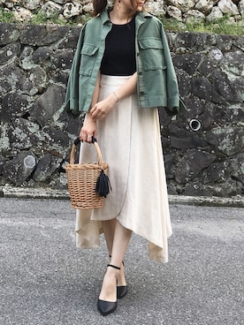 moyooonnさん（レディース・152cm）の春コーディネート