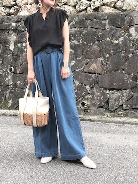 moyooonnさん（レディース・152cm）の春コーディネート