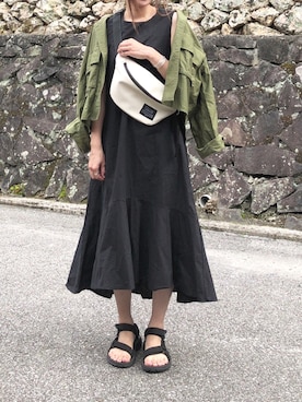 「BONAPETIT（ボナペティー）のアイテム」を使った、moyooonnさん（レディース・152cm）の夏コーディネート