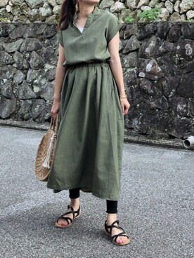 moyooonnさん（レディース・152cm）の夏コーディネート