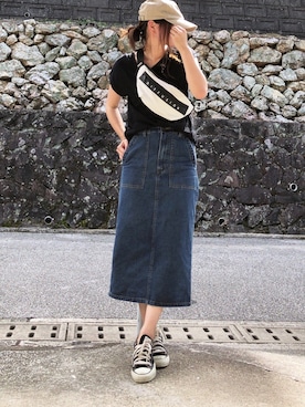 moyooonnさん（レディース・152cm）の夏コーディネート