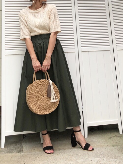 Moyooonn Mode Robeのニット セーターを使ったコーディネート Wear