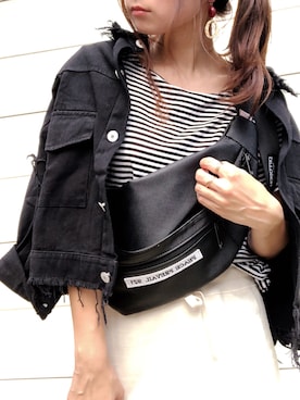 「GRL（グレイル）のアイテム（その他アウター）」を使った、moyooonnさん（レディース・152cm）の夏コーディネート