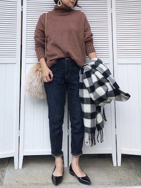 moyooonnさん（レディース・152cm）の冬コーディネート