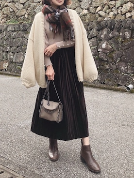 moyooonnさん（レディース・152cm）の冬コーディネート