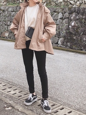 moyooonnさん（レディース・152cm）の冬コーディネート