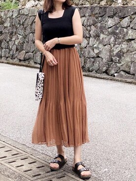 「SMELLY（スメリー）のアイテム（財布/小物）」を使った、moyooonnさん（レディース・152cm）の夏コーディネート