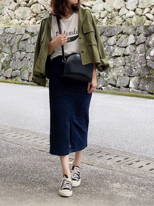 Moyooonn Azul By Moussyのデニムスカートを使ったコーディネート Wear