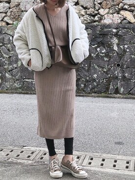 moyooonnさん（レディース・152cm）の冬コーディネート