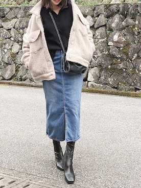 moyooonnさん（レディース・152cm）の冬コーディネート