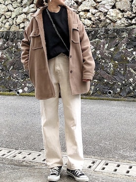 moyooonnさん（レディース・152cm）の冬コーディネート