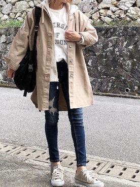 moyooonnさん（レディース・152cm）の春コーディネート