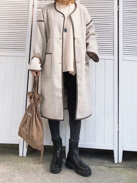 moyooonnさん（レディース・152cm）の冬コーディネート