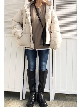 moyooonnさん（レディース・152cm）の冬コーディネート