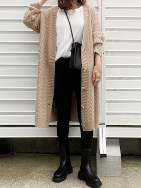 「Cheri（シェリ）のアイテム」を使った、moyooonnさん（レディース・152cm）の秋コーディネート