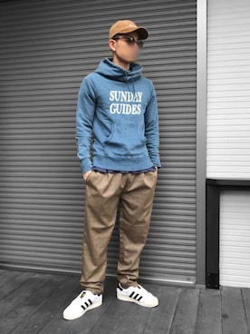「made in standard （メイドインスタンダード）のアイテム」を使った、kaz✌︎spさん（メンズ・176cm）の秋コーディネート