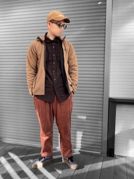 「made in standard （メイドインスタンダード）のアイテム」を使った、kaz✌︎spさん（メンズ・176cm）の冬コーディネート