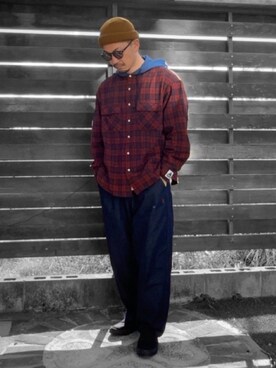 「CONVERSE（コンバース）のアイテム（ローファー）」を使った、kaz✌︎spさん（メンズ・176cm）の冬コーディネート