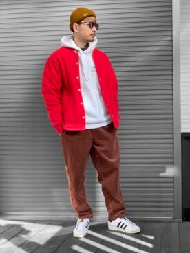 「THUMPERS BROOKLYN NYC USA（サンパース）のアイテム」を使った、kaz✌︎spさん（メンズ・176cm）の冬コーディネート