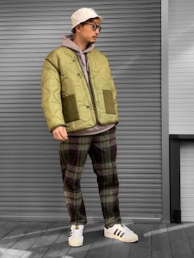 「bend(s)（ベンズ）のアイテム」を使った、kaz✌︎spさん（メンズ・176cm）の冬コーディネート