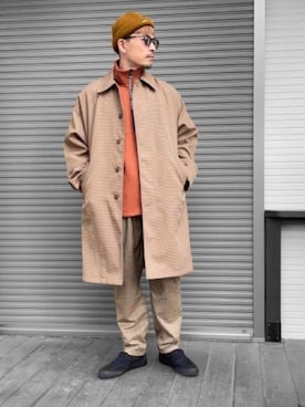 「CONVERSE（コンバース）のアイテム（ローファー）」を使った、kaz✌︎spさん（メンズ・176cm）の冬コーディネート