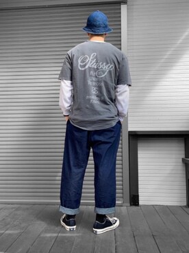 kaz✌︎spさん（メンズ・176cm）の春コーディネート