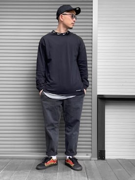 「スニーカー男子」｜kaz✌︎spさん（メンズ・176cm）の春コーディネート