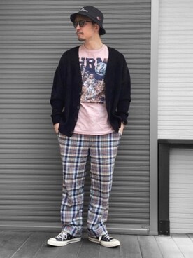 kaz✌︎spさん（メンズ・176cm）の春コーディネート