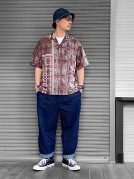 kaz✌︎spさん（メンズ・176cm）の夏コーディネート