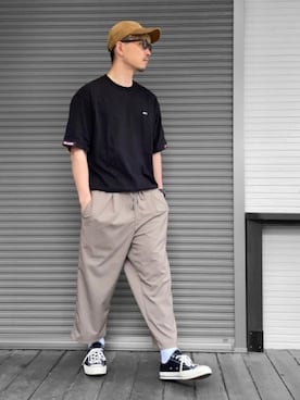 「made in standard （メイドインスタンダード）のアイテム」を使った、kaz✌︎spさん（メンズ・176cm）の夏コーディネート
