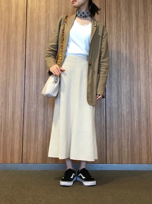 まっつん ユニクロのスカートを使ったコーディネート Wear