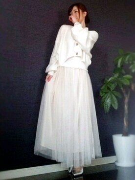 「Daniel Wellington（ダニエルウェリントン）の販売終了 クラシックペティット ボンダイ 32mm（アナログ腕時計）」を使った、YOU★さん（レディース・145cm）の春コーディネート