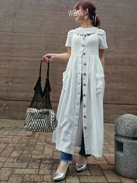 「salus（サルース）のアイテム」を使った、YOU★さん（レディース・146cm）の夏コーディネート