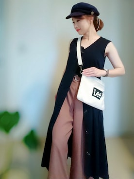 「レースタンク」｜「アイテム（その他）」を使った、YOU★さん（レディース・146cm）の夏コーディネート