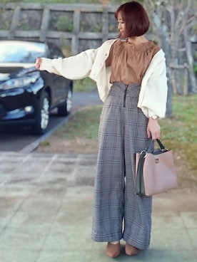 「Daniel Wellington（ダニエルウェリントン）の販売終了 クラシックペティット ボンダイ 32mm（アナログ腕時計）」を使った、YOU★さん（レディース・146cm）の秋コーディネート