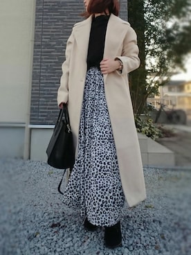 「Daniel Wellington（ダニエルウェリントン）の販売終了 クラシックペティット ボンダイ 32mm（アナログ腕時計）」を使った、YOU★さん（レディース・146cm）の冬コーディネート