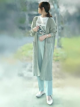 「Daniel Wellington（ダニエルウェリントン）の販売終了 クラシックペティット ボンダイ 32mm（アナログ腕時計）」を使った、YOU★さん（レディース・146cm）の春コーディネート