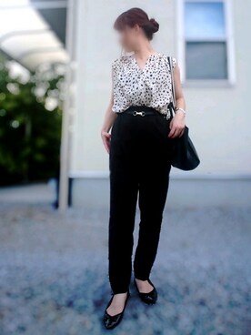 「Daniel Wellington（ダニエルウェリントン）の販売終了 クラシックペティット ボンダイ 32mm（アナログ腕時計）」を使った、YOU★さん（レディース・146cm）の夏コーディネート