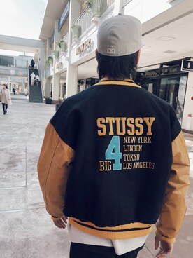 新作大得価】 STUSSY - stussy スタジャンの通販 by 可葉shop