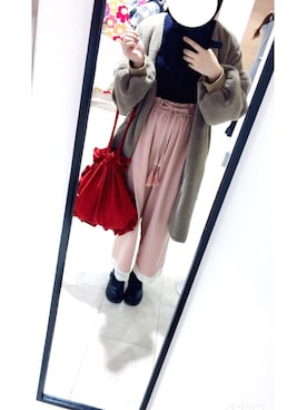 Karinさん（レディース・155cm）の冬コーディネート