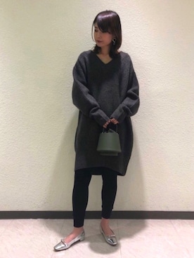 「MAISON DE REEFUR（メゾンドリーファー）のアイテム」を使った、n a oさん（レディース・170cm）の秋コーディネート