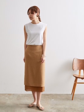 「TKEES（ティキーズ）のアイテム」を使った、n a oさん（レディース・170cm）の春コーディネート