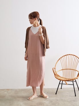 「TKEES（ティキーズ）のアイテム」を使った、n a oさん（レディース・170cm）の春コーディネート